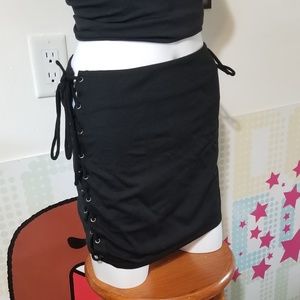 Awesome Side Tie Mini Skirt